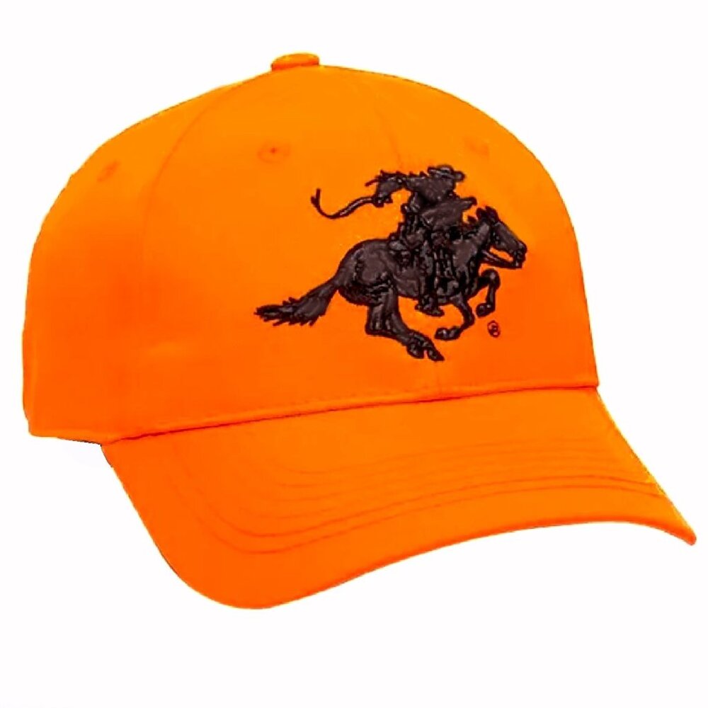 Winchester Embroidered Logo Orange Blaze Cap Hat NEW Fast Ship